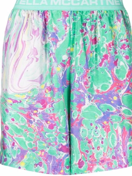 Cheap Curtis McCartney shorts Stella oil Ed swirl Women x 0405